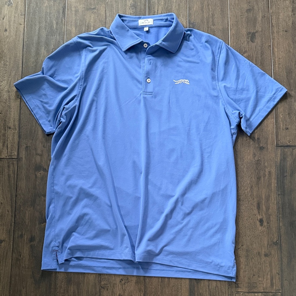 Sun Day Red Icon Golf Polo Blue Performance Shirt Mens Large